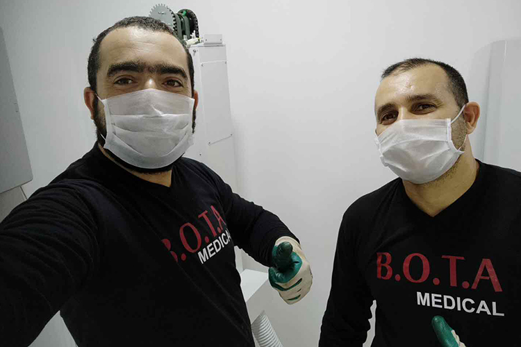 First pcs Archmed Table Xray Unit 50KW Installation Finished in Algeria